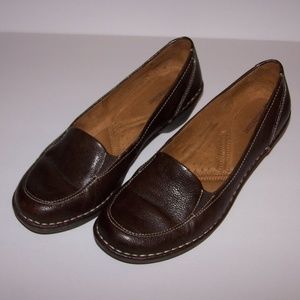 Naturalizer Ox Brown Leather Loafers Pumps 10 M